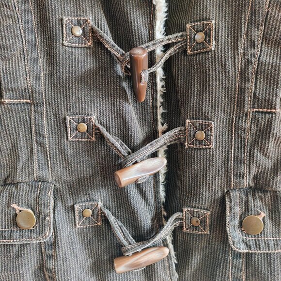 DECODED Sherpa Lined Corduroy Jacket - Picture 11 of 16